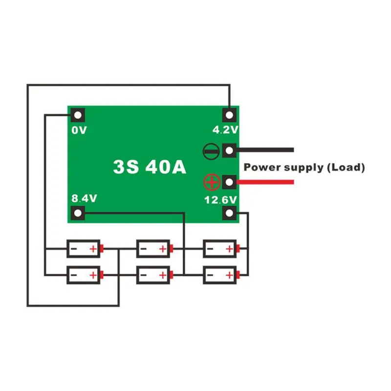 3 S/4S 40A литий-ионная батарея зарядное устройство PCB плата защиты BMS с балансом/усилением для бурового мотора Lipo сотовый Модуль платы