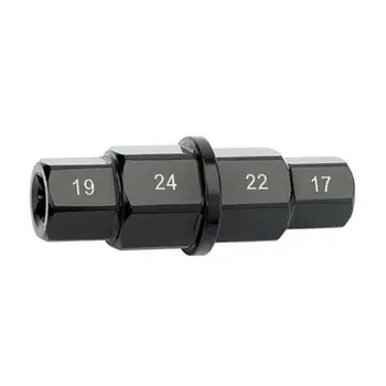 

1PC Motorcycle Front Wheel Spindle Removal Sleeve 17 19 22 24mm Hub Axle Hex Aid