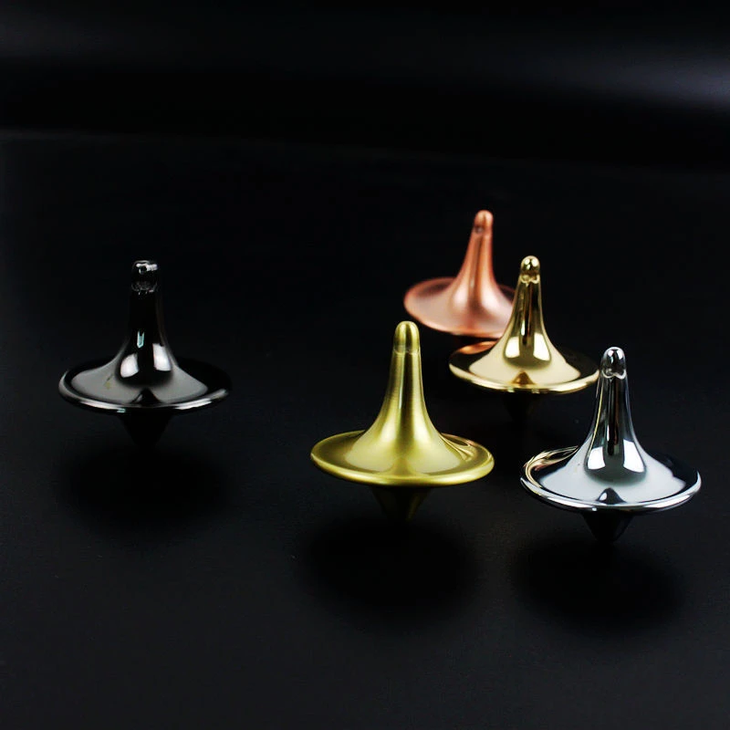 

Metal Gyro Logo can be made Accurate Silver Spinning Top Hot Movie Totem Print Spinning Top spinning top