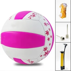 One Piece PVC Soft Volleyball Professional Training Competition Ball International Standard Beach Handball Indoor Outdoor