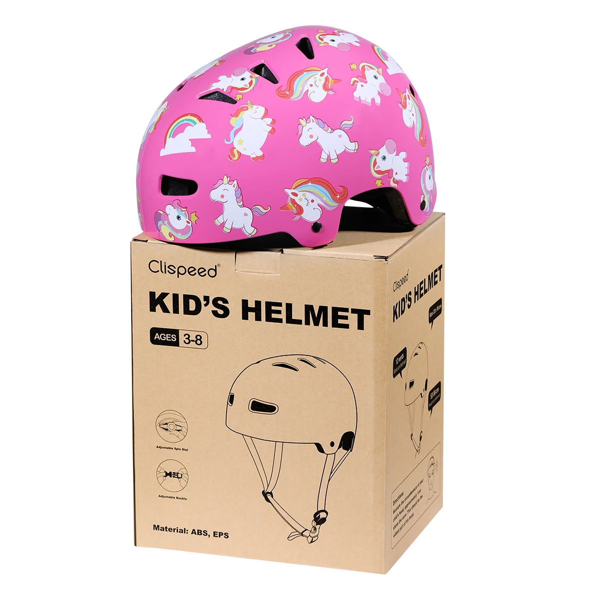 Clispeed Child Bike Helmet Sports Protective Gear Head Protector Guard For Cycling Skating Scooter Bicycle Accessories
