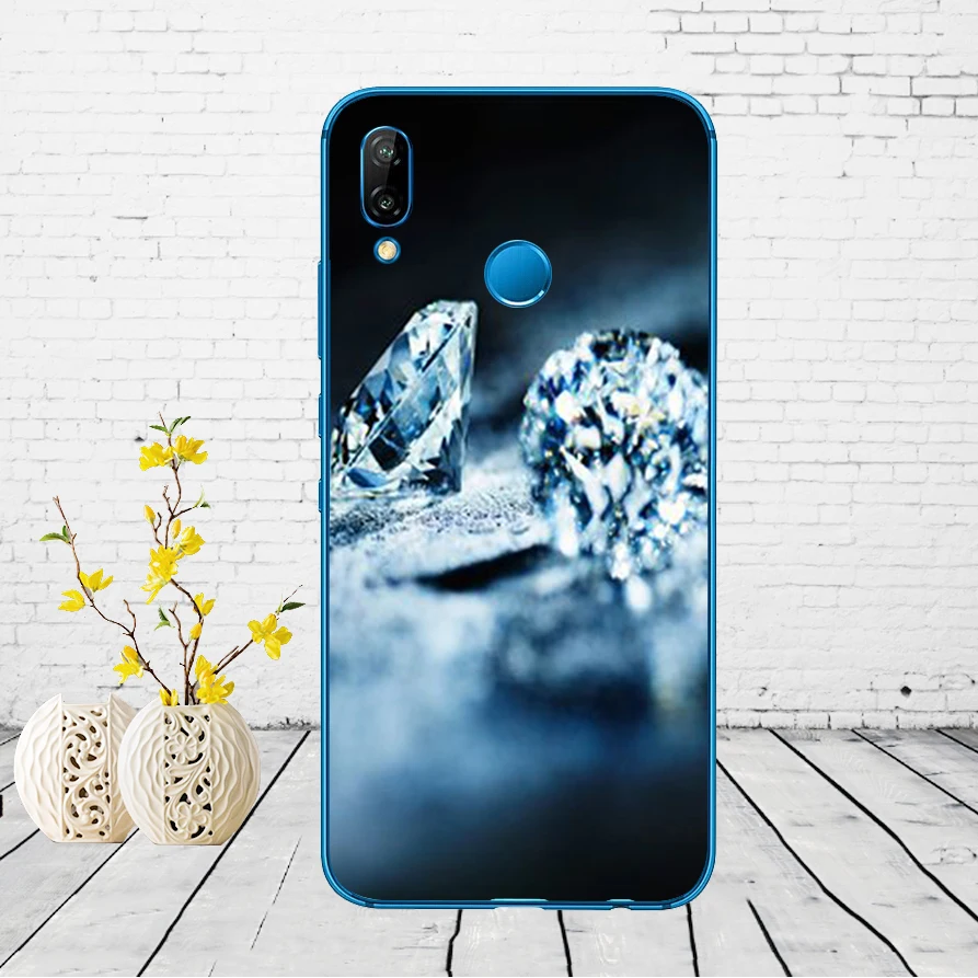 57DD С кристалалми и стразами дизайн Мягкий силиконовый чехол для Huawei P9 P10 P20 P30 Lite mate 10 20 PRO lite p smart чехол - Цвет: 17