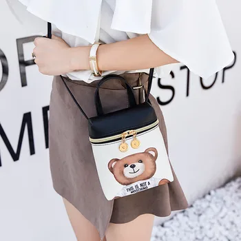 

Female Bag a Bag Small Bag Women Customized Cartoon Backpack Super Cute Shoulder Bag Printed Mobile Phone Bag Ladies 2020 Bags
