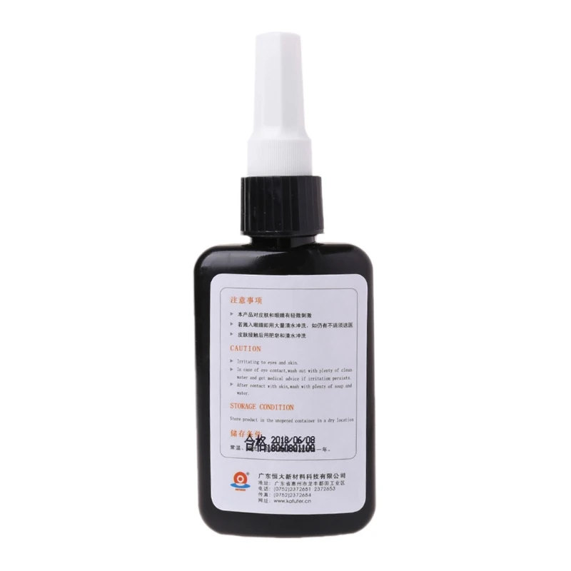 Kafuter K-3181 UV Light Adhesive Strong Bonding For Metal Glass Cure Glue