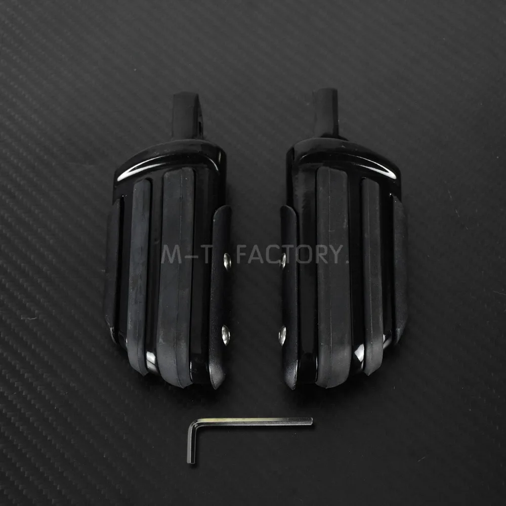 Универсальный черный шоссейный подножки для мотоцикла 32 мм Длинный угловой Регулируемый подножки для ног для Harley для Yamaha для Suzuki