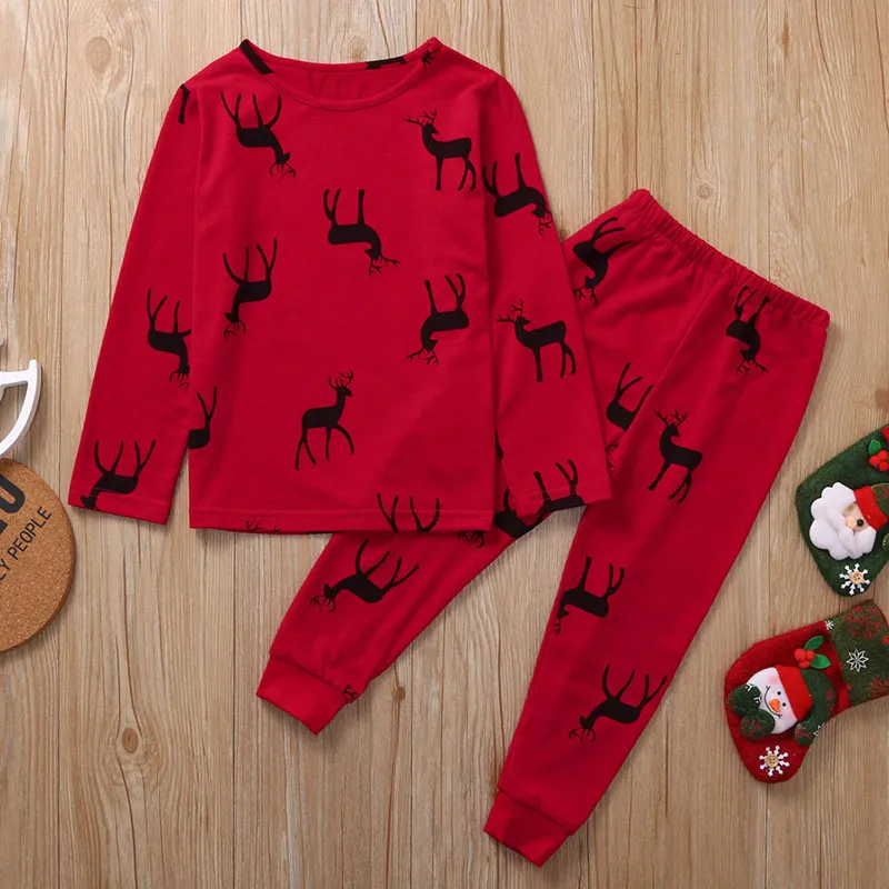 Рождественские пижамы; одинаковые комплекты для семьи; одежда для сна «Мама и я» для взрослых; одежда для сна; костюм для вечеринки; Рождественская одежда