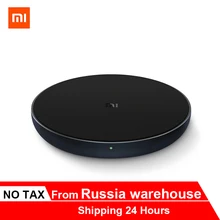 Xiaomi Qi Беспроводное зарядное устройство 10 Вт макс быстрая Беспроводная зарядка для iPhone X XR 8 samsung S9/S9+ S8 Note 9