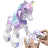 Unicorn Model Toys Electric Smart Remote Control Robot Touch Induction Electronic Pet Educational Toy pink Unicorn Kids Gift 1