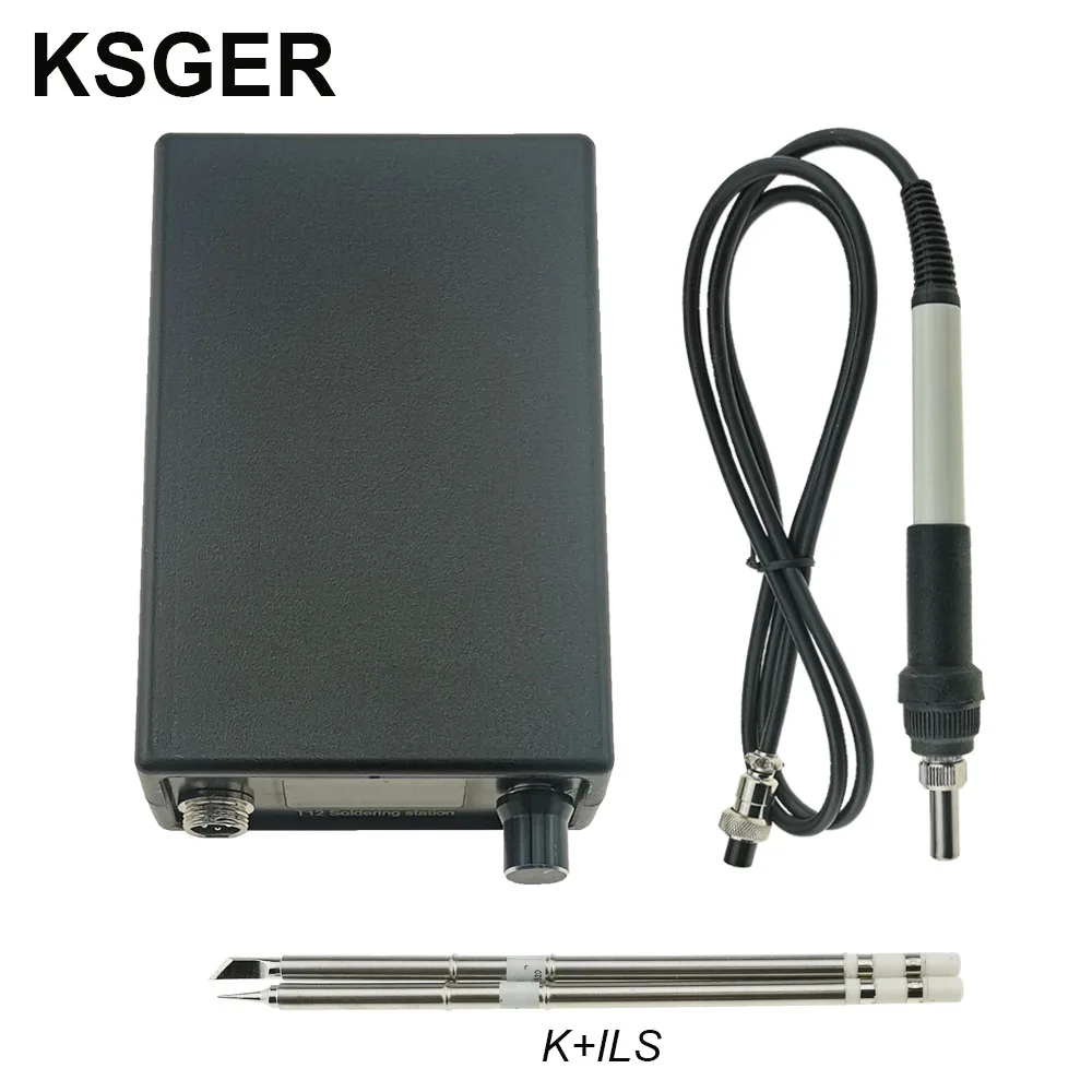 portable arc welder KSGER T12 Soldering Station STM32 V3.1S  DIY OLED Tools Soldering T12 Iron Tips ABS Case 907 Handle Auto-sleep rework station Welding Equipment