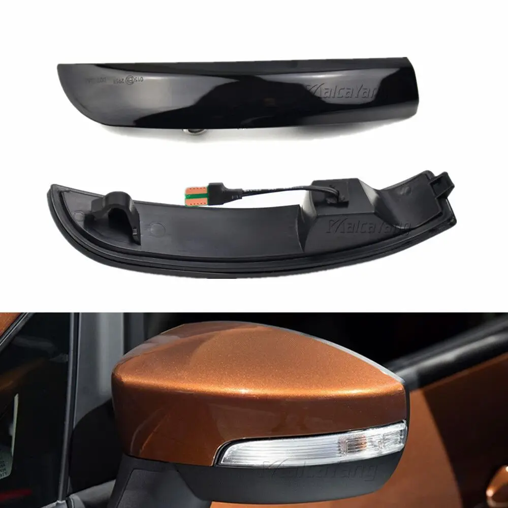 

Dynamic Turn Signal Light LED Side Mirror Sequential Indicator Blinker For Ford Kuga Escape EcoSport 2013-2018