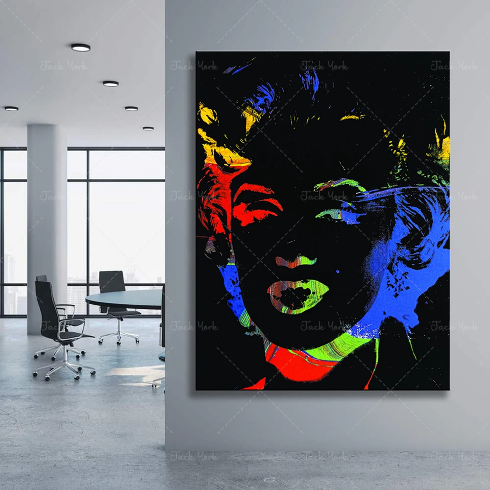 Marilyn - Andy Warhol Art Print, Download Digitale Art, Pop Art, Stampa Pop Art, Poster Andy Warhol, Arte Contemporanea