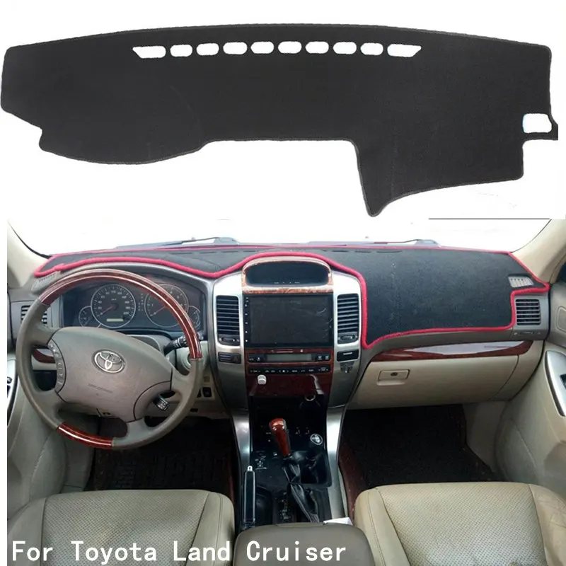 Накладка на приборную панель автомобиля для Toyota Land Cruiser Prado Lexus GX470 J120 2003-2009 приборная панель, покрытие ковра, солнцезащитный козырек