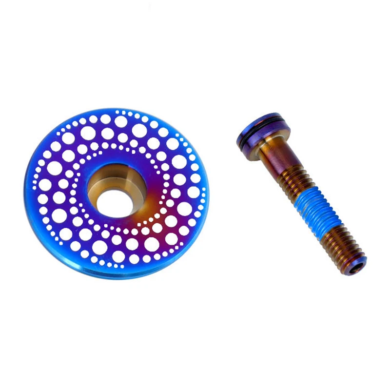 Велосипед черенок Вилки колпачок винт гоночного крепления украшение для велосипеда практичная титановая рукоятка из сплава
