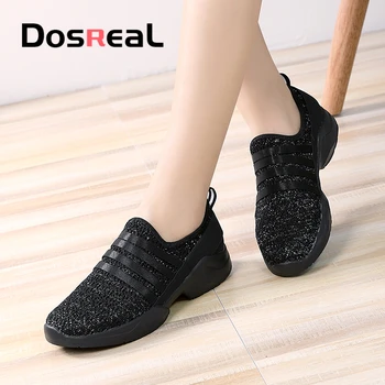 

Dosreal Spring Women Sneakers Flats Shoes Ladies Breathable Mesh Shoes Slip-on Casual Shoes T-tied Walking Sneakers For Female