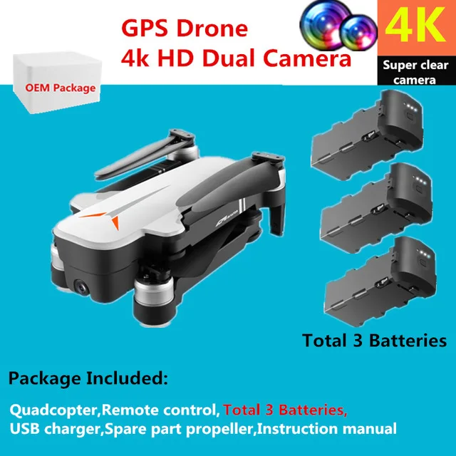 Foam box 3 battery Радиоуправляемый Дрон 8811 gps 5G Квадрокоптер с широкоугольным 4K камерой Дрон жеста складной оптический поток Дрон Вертолет VS SG906 - Цвет: Foam box 3 battery