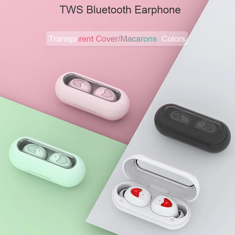 Мини беспроводные наушники Bluetooth 5,0 earpone 3D стерео HIFI Звук Наушники с микрофоном гарнитура PK i12 tws для телефонов