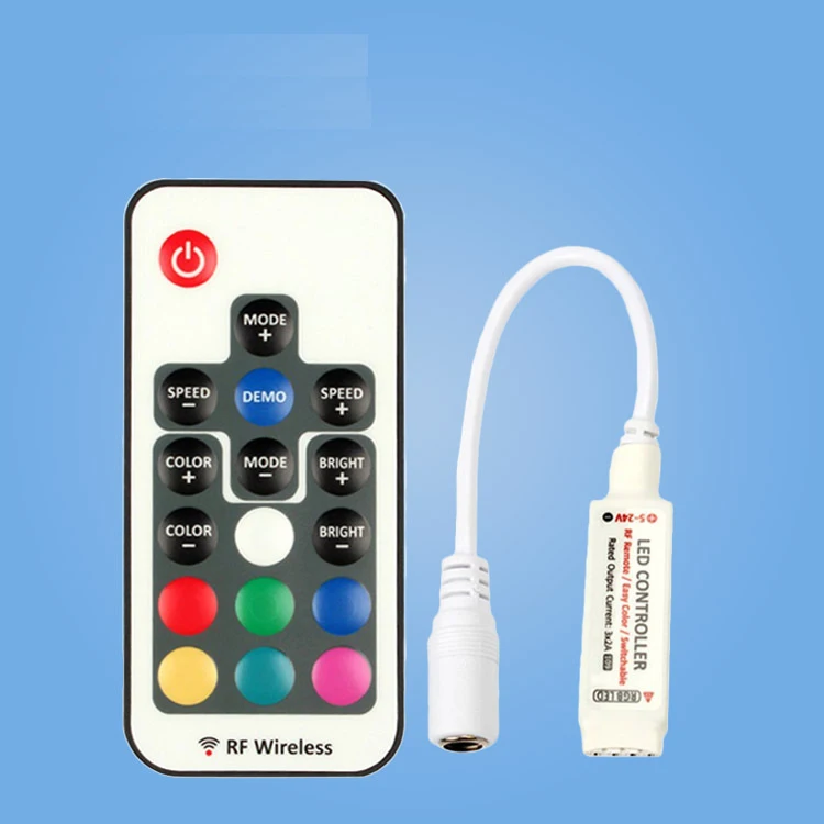10 шт. беспроводной пульт дистанционного управления RGB для светодиодных лент