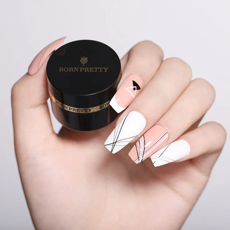 BORN PRETTY Colorful Drawing Nail Gel Polish 5ml Spider Pull Line Gel Thick Elastic Paint Nail Art