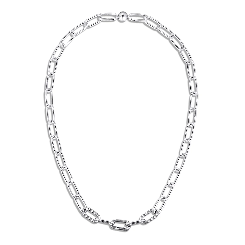 

CKK Me Link Chain Collier Necklace Choker Women Kolye Collares Colar mujer 925 sterling silver Jewelry collar Necklaces