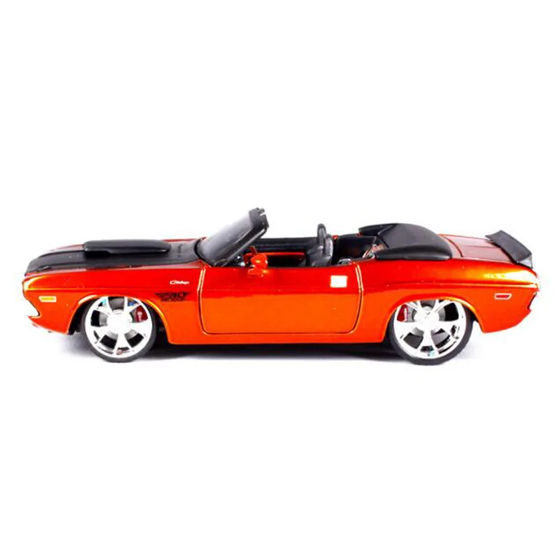 1:24 Винтаж Для Dodge Challenger 1970 мышцы ретро спортивный автомобиль усовершенствованный сплав коллекция автомобилей Модель литья под давлением металлическая модель игрушки