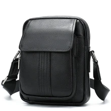Роскошная сумка Для мужчин сумки на ремне из натуральной сумки из коровьей кожи с клапаном для мужчина Сумка-тоут мужские сумки через плечо натуральный Бизнес сумка