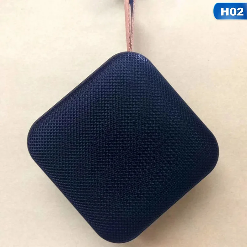 H02 1 шт. Высокое качество портативный Bluetooth динамик мини беспроводной громкий динамик стерео музыка объемный открытый динамик - Цвет: H02