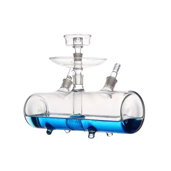 

High quality big tank glass shisha hookah with ash tray clay bowl metal charcoal holder for lavoo chicha narguile