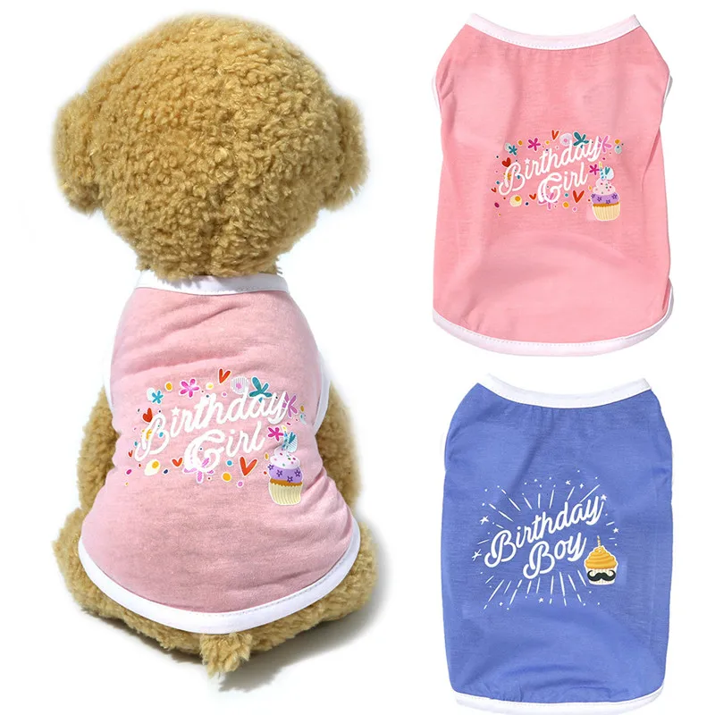 Dog Clothes For Small Dogs Pet Birthday Shirt Painting Polar Puppy Coat Pets Cat Warm Autumn Sweatshirt @5 | Дом и сад