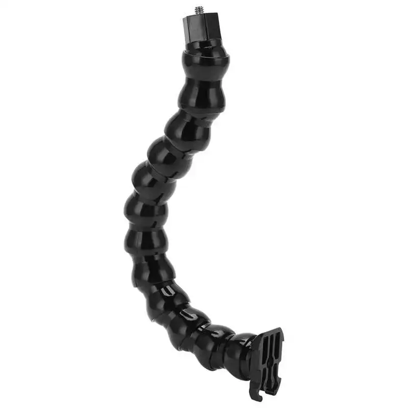 12 Section Flexible Monopod Gooseneck Jaws Mount Arm Bracket 1/4in Screw to Riding for GoPro Hero 10 9 8 7 | Электроника