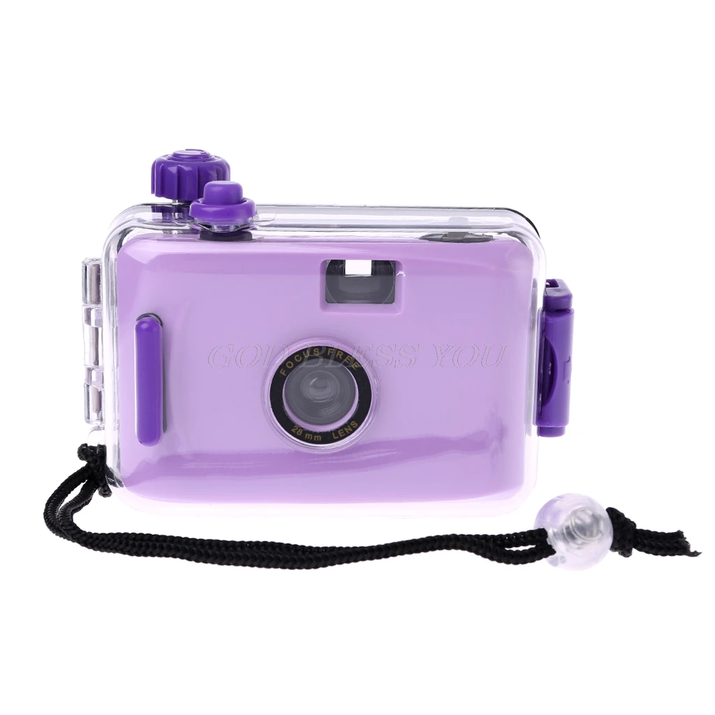 Для Lomo Подводная Водонепроницаемая камера Мини Милая 35 мм пленка с корпусом - Цвет: purple
