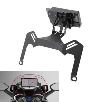 

NEW-Motorcycle Phone Holder Navigation Bracket GPS Plate Holder Charging Holder for Honda Forza 300 250 125 MF13