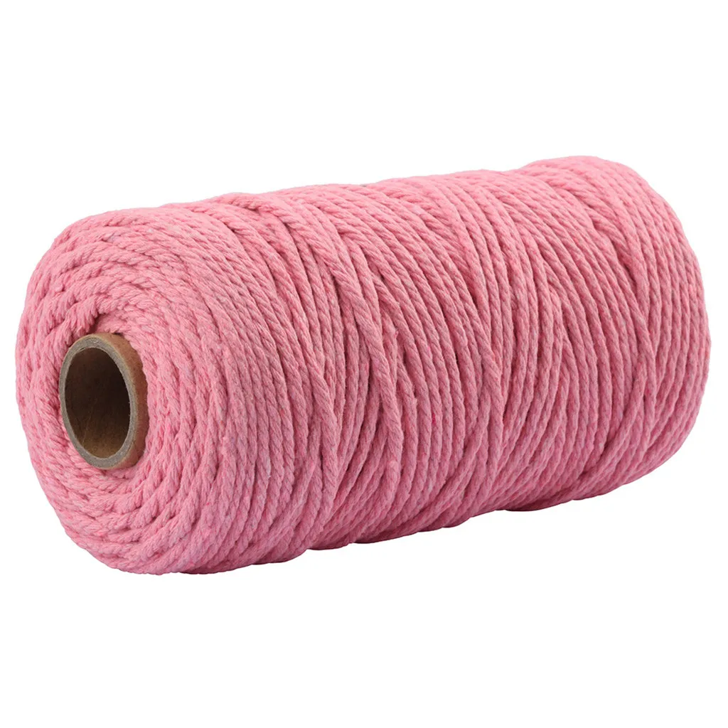 Macrame хлопковый шнур для настенного подвесного Ловец снов 3,5 мм x 100 м веревка шнурок для ремесла DIY ручной работы домашнего декоративного питания