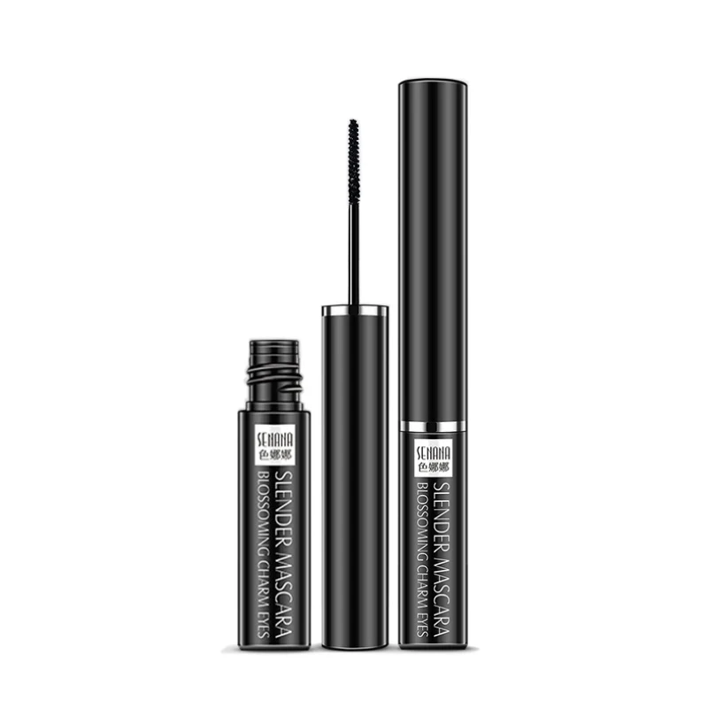 Slender Brush Mascara Waterproof Smudge-proof Long Natural Curling Black Mascara