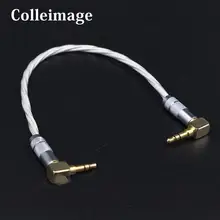 Colleimage Hifi One piece Audio Cable 3 5 to 3 5mm Headphone Amp Interconnects 3 5mm Audio Stereo Cable