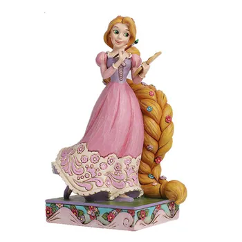 

Original Disney princess Statue Enchanted Bust Tangled Rapunzel Full-length Portrait Action Figure Collectible Model Toy W137