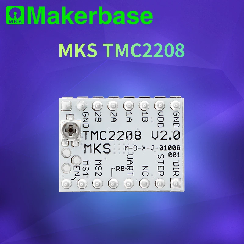 Драйвер шагового двигателя Makerbase MKS TMC2208 2208 запасные части для 3D принтера