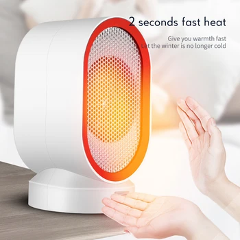 

Mini Electric Heater Portable Home Heating Fan 400W Miniature Low Power PTC Ceramic Heating Machine Low Noise Warm Heaters
