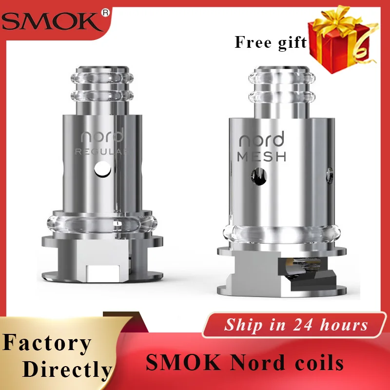 

5pcs/lot SMOK Nord coils nord regular coils mesh coils fit for Smok Nord Pod vape kit SMOK Nord Pod atomizer