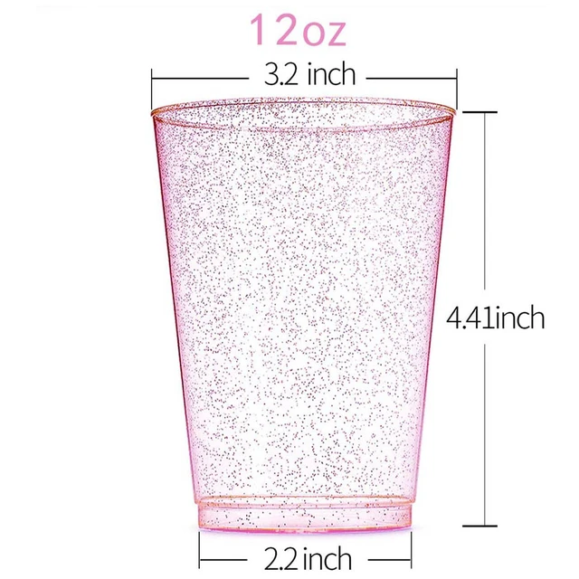 POKAL Glass - pink 12 oz