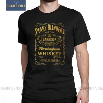 

The Shelby Brothers T Shirt for Men Peaky Blinders Tommy Shelby Unique Tops Short Sleeve Novelty T-Shirt Pure Cotton Tee Shirt