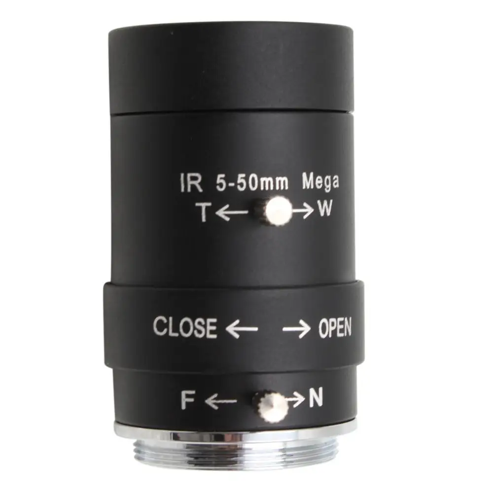 6-60mm/5-50mm/ 2.8-12mm Varifocal CS Mount Lens HD Security Manual Zoom & Focus Camera Lens For ELP USB camera