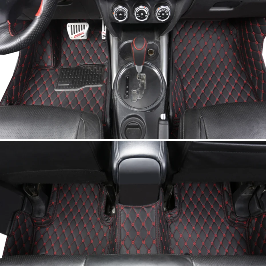 Кожаный Автомобильный Брелок с салон автомобиля коврик для mitsubishi RVR asx Outlander Sport 2010- для укладки волос
