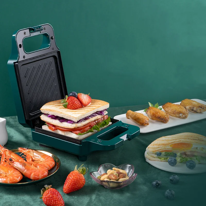 

Breakfast Machine Electric Sandwich Maker Multifunction Takoyaki Sandwichera Portable Non-stick Household Kitchen 220V 600W MB19