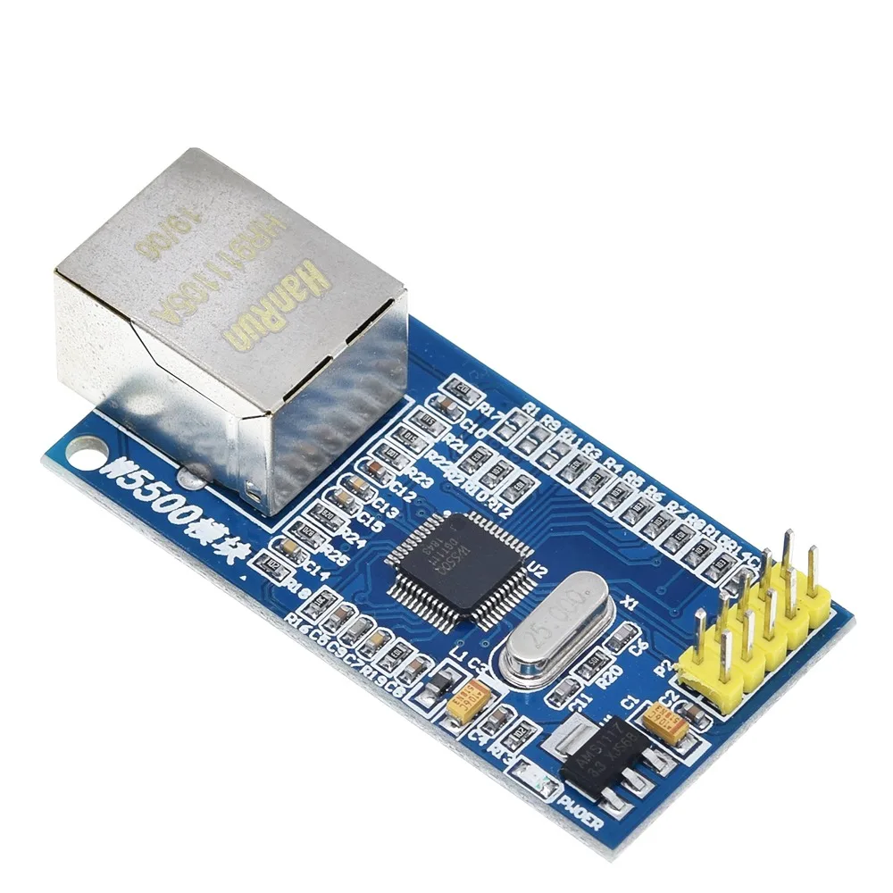 TZT W5500 сетевой модуль Ethernet аппаратный TCP/IP 51/STM32 микроконтроллер программы по W5100