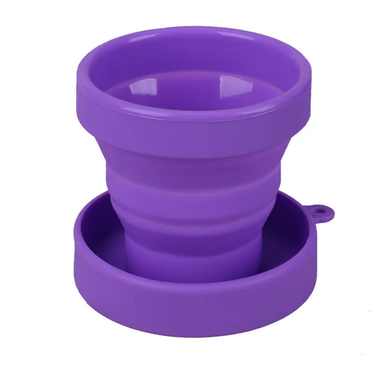 Креативная Дамская силиконовая менструальная чашка для очистки воды удобная очистка голубой фиолетовый розовый