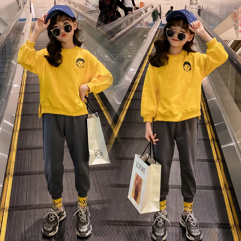 

Children Girls Spring Clothing Set 2020 New Style 3-Spring And Autumn Sports 4 Casual 5 Western Style 6 CHILDREN'S 7 Clothes 8-Y
