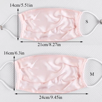 

Repeatable face Masks Silk Satin towel Breathable Cover Mouth mask washcloth Repeatable Sunscreen reusable masks washable Black