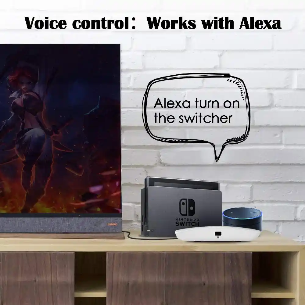 alexa controlled hdmi switch