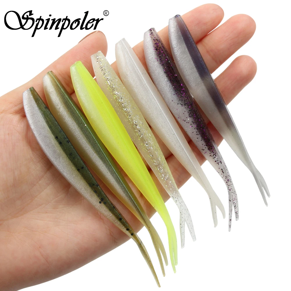 Rosewood Soft Body Swimbait Paddle Tail Soft Plastic Bass Lure 8cm/10cm  Saltwater Sea Shad Soft
