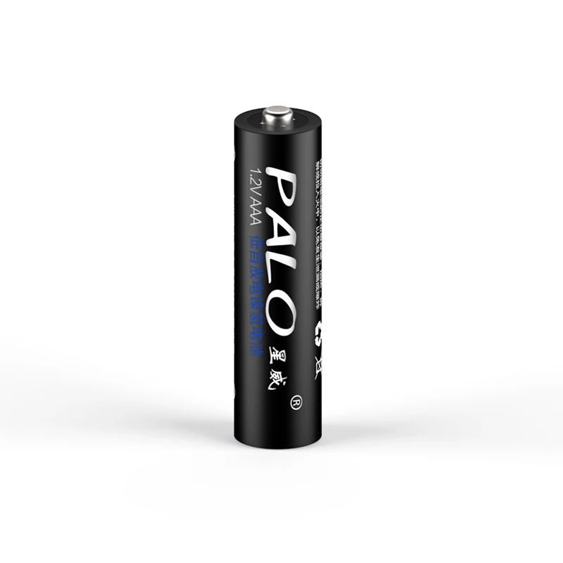 PALO 2 шт. аккумуляторные батареи 1,2 V AAA 1100mAh Ni-MH предварительно заряженная батарея 3A Bateria с коробкой для камеры игрушечная зубная щетка